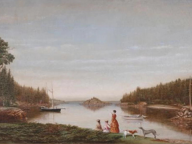 1813-John Greenleaf Cloudman - Diamond Cove, Casco Bay